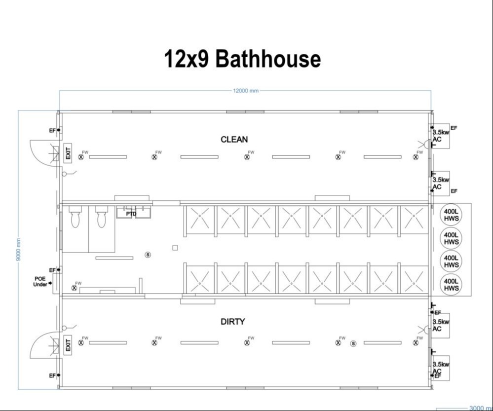 12x9 bathhouse